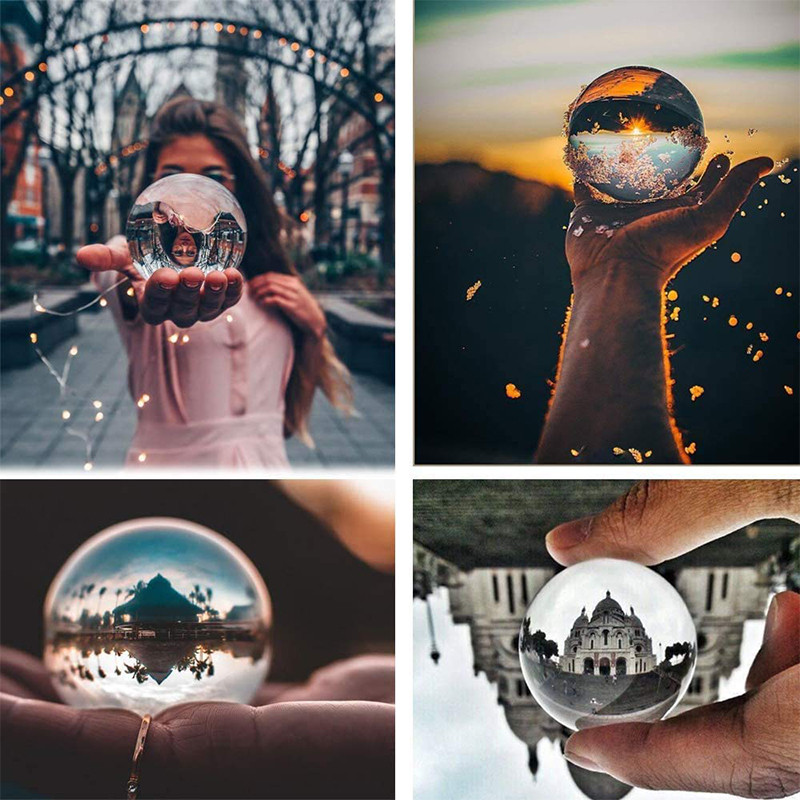 K9 permatomas krištolinis rutulys kūrybinės fotografijos magijos šou „Lucky Glass Fengshui“ baldai