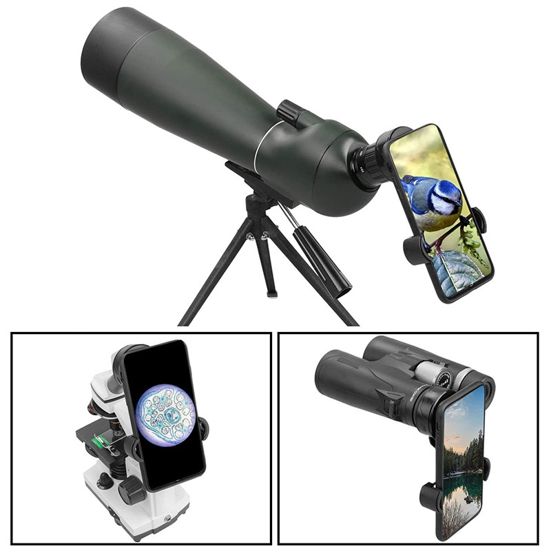 ΝΕΑ-Βάση προσαρμογέα κινητού τηλεφώνου γενικής χρήσης για μονόφθαλμα κιάλια εμβέλειας εντοπισμού, ταιριάζει σχεδόν σε όλες τις μάρκες smartphone