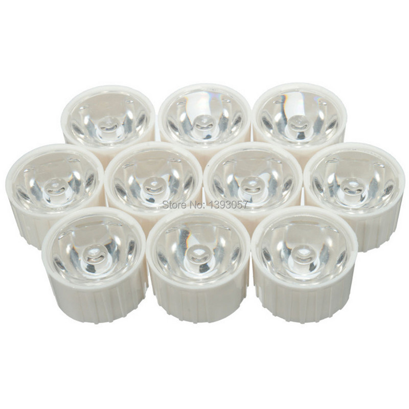 10 rinkinių didelės galios 1 W 3 W 5 W LED objektyvas 20 mm PMMA lęšiai su laikikliu 5 15 25 30 45 60 90 120 laipsnių 1 3 5 vatų šviesos rutuliukams