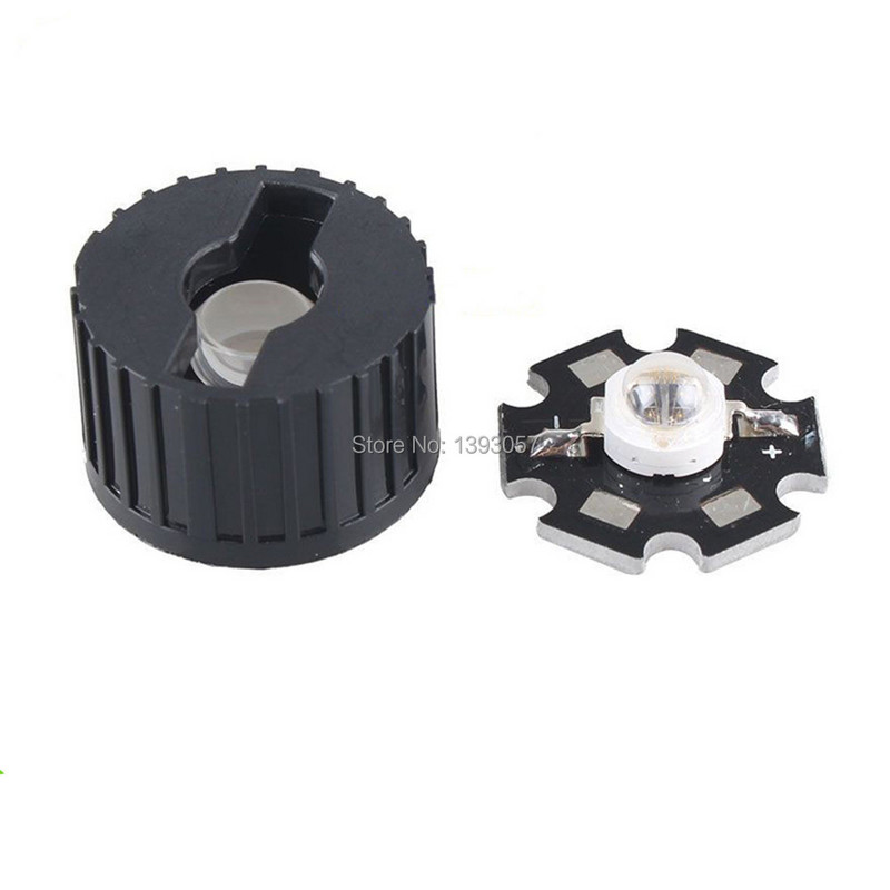 10 rinkinių didelės galios 1 W 3 W 5 W LED objektyvas 20 mm PMMA lęšiai su laikikliu 5 15 25 30 45 60 90 120 laipsnių 1 3 5 vatų šviesos rutuliukams