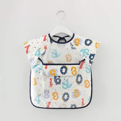 Állítható előke EVA vízálló ebédelő előke Baba rajzfilm etetőkendő Gyermek Babakötény Babador Bandana Summer