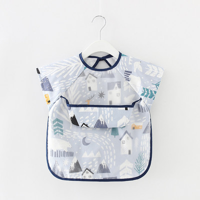 Állítható előke EVA vízálló ebédelő előke Baba rajzfilm etetőkendő Gyermek Babakötény Babador Bandana Summer