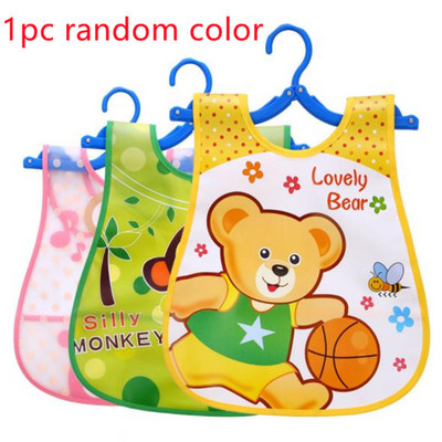 Állítható előke EVA vízálló ebédelő előke Baba rajzfilm etetőkendő Gyermek Babakötény Babador Bandana Summer