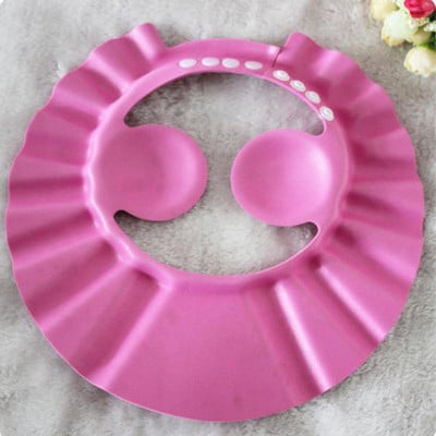 Regulējama mazuļu peldcepure vannas šampūns acu aizsardzībai, galvas dušas ūdens pārklājums mazuļu kopšanai, mazgājams matu dušas vāciņš bērniem no 0 līdz 6 gadiem