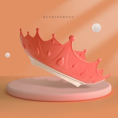 Regulējama mazuļu peldcepure vannas šampūns acu aizsardzībai, galvas dušas ūdens pārklājums mazuļu kopšanai, mazgājams matu dušas vāciņš bērniem no 0 līdz 6 gadiem