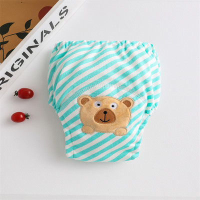 Armsad beebi veekindlad korduvkasutatavad treeningpüksid Puuvillane beebi mähe väikelaste lühikesed püksid mähkmed aluspüksid mähkmepesu riie uus