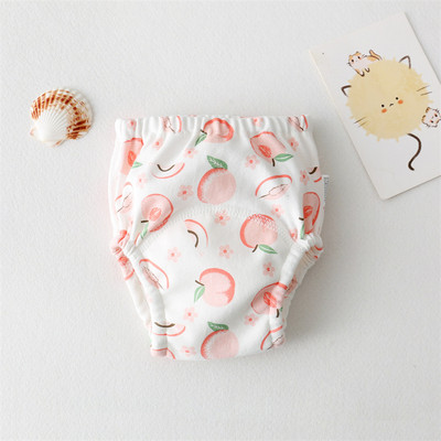 Armsad beebi veekindlad korduvkasutatavad treeningpüksid Puuvillane beebi mähe väikelaste lühikesed püksid mähkmed aluspüksid mähkmepesu riie uus