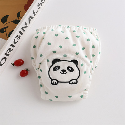 Armsad beebi veekindlad korduvkasutatavad treeningpüksid Puuvillane beebi mähe väikelaste lühikesed püksid mähkmed aluspüksid mähkmepesu riie uus