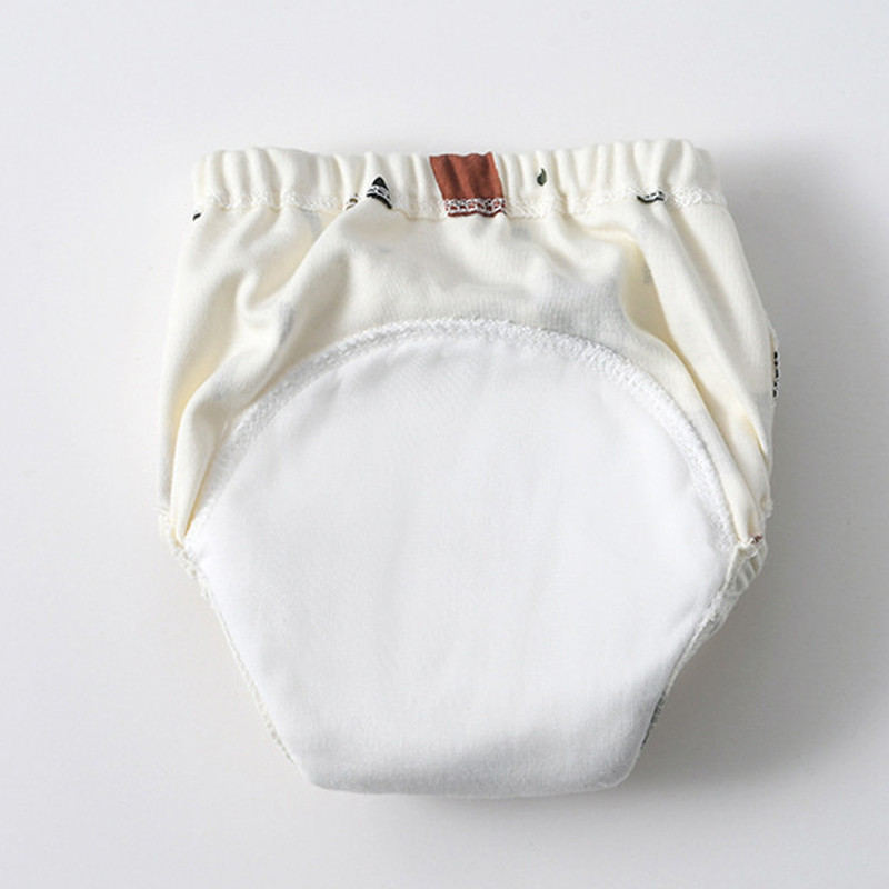 Armsad beebi veekindlad korduvkasutatavad treeningpüksid Puuvillane beebi mähe väikelaste lühikesed püksid mähkmed aluspüksid mähkmepesu riie uus