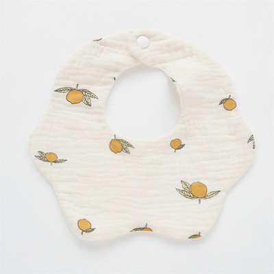 Kokvilnas marles apdruka Zīdaiņu priekšautiņi New Wave absorbējošs siekalu dvielis jaundzimušo atraugas drānas bandāna šalle zēniem.