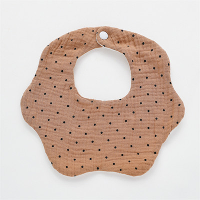 Kokvilnas marles apdruka Zīdaiņu priekšautiņi New Wave absorbējošs siekalu dvielis jaundzimušo atraugas drānas bandāna šalle zēniem.