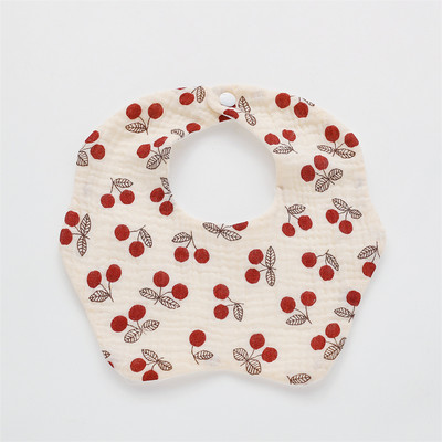 Kokvilnas marles apdruka Zīdaiņu priekšautiņi New Wave absorbējošs siekalu dvielis jaundzimušo atraugas drānas bandāna šalle zēniem.