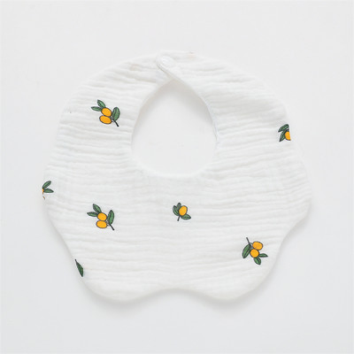 Kokvilnas marles apdruka Zīdaiņu priekšautiņi New Wave absorbējošs siekalu dvielis jaundzimušo atraugas drānas bandāna šalle zēniem.