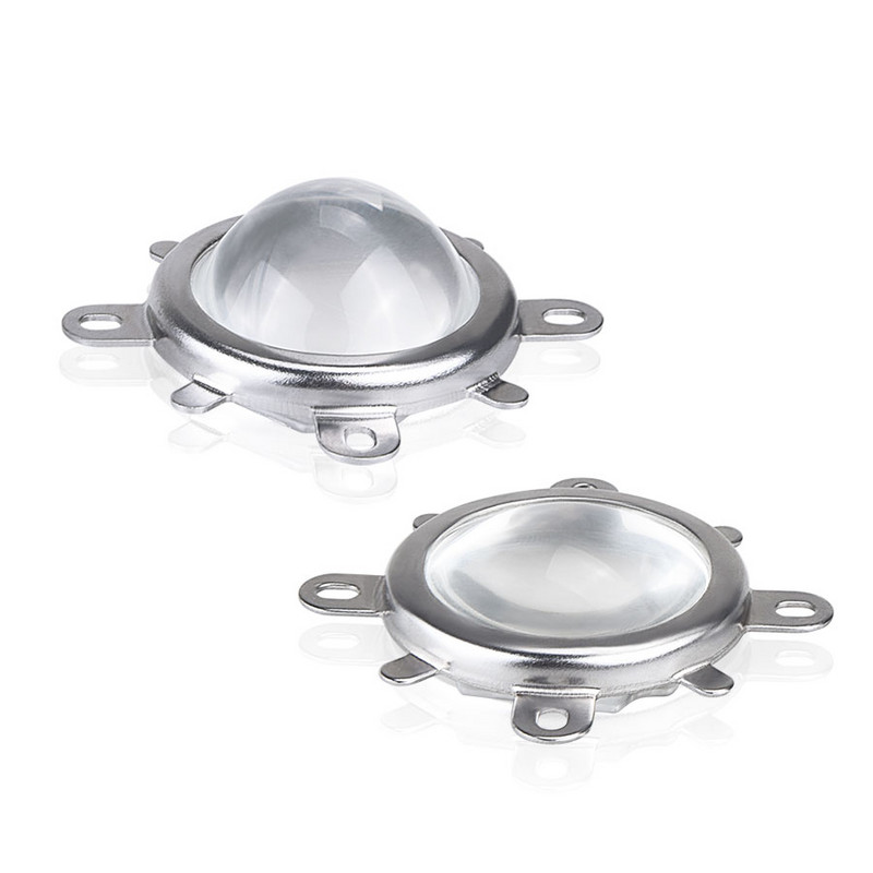 3 tk 1 komplekt 44 mm LED-objektiivi optiline klaas 60 120 kraadi + 50 mm helkurkollimaator + fikseeritud klamber 20 W 30 W 50 W 100 W COB kiibile