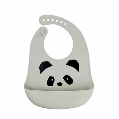 Savete impermeabile pentru bebeluși Esarfă din silicon moale Cute Cartoon Brint Articole pentru bebeluși Băieți și fete reglabile Leneșuri