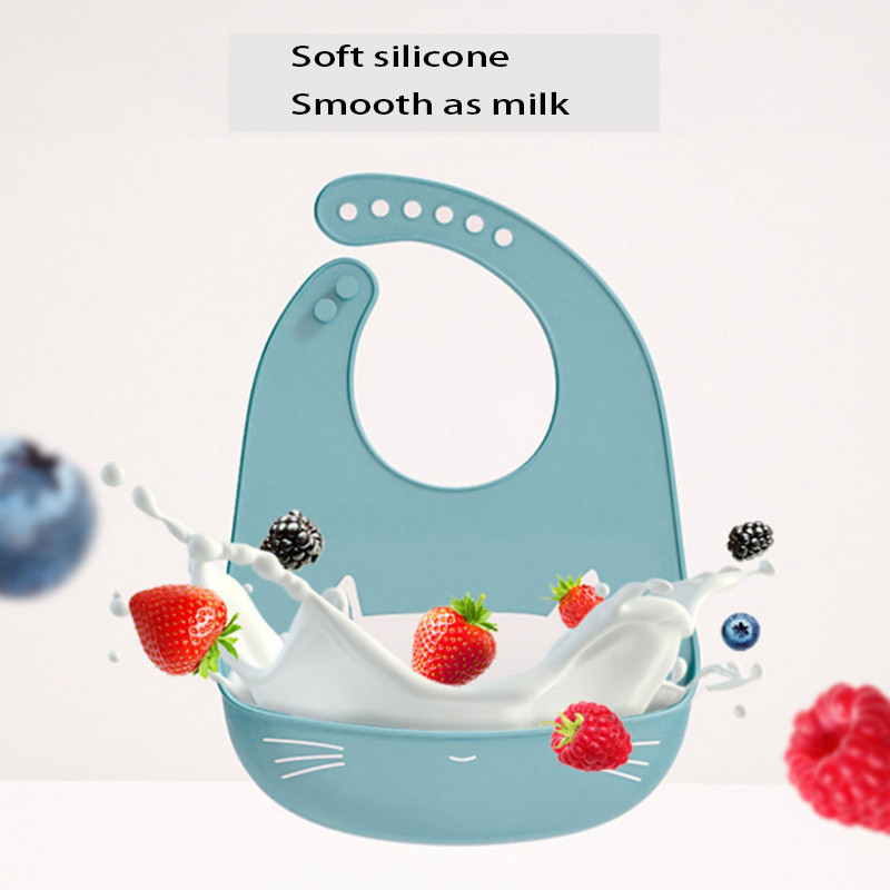 Detské podbradníky, vodotesné silikónové kŕmenie, detský uterák na sliny, kreslené zástery, detské podbradníky, nastaviteľné rôzne štýly podbradníkov