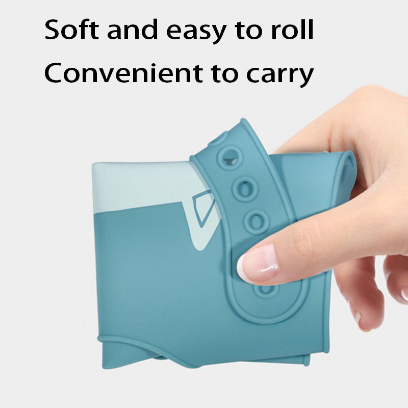 Detské podbradníky, vodotesné silikónové kŕmenie, detský uterák na sliny, kreslené zástery, detské podbradníky, nastaviteľné rôzne štýly podbradníkov