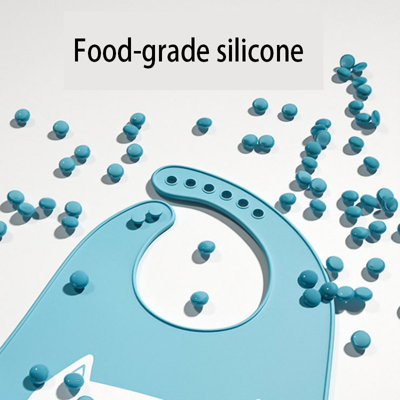 Detské podbradníky, vodotesné silikónové kŕmenie, detský uterák na sliny, kreslené zástery, detské podbradníky, nastaviteľné rôzne štýly podbradníkov