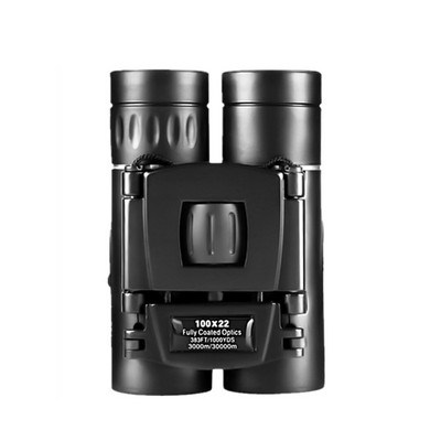 Binoclu HD portabil cu telescop rabatabil de 100x22 mini puternic, pentru călătorii și camping