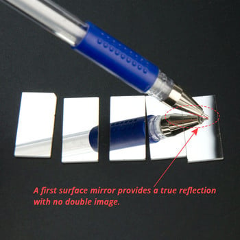 10 ΤΕΜ ελαττωματικός οπτικός μπροστινός ανακλαστήρας επιφάνειας Καθρέπτες υψηλής ανακλαστικότητας Πρώτος καθρέφτης επιφάνειας 24x12 mm Πάχος 1 mm