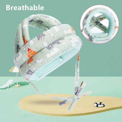 Kūdikių apsauginis šalmas, galvos apsauginė kepurė, mažylis, apsaugantis nuo kritimo įklotas Vaikai mokosi vaikščioti.