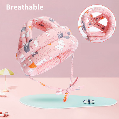 Kūdikių apsauginis šalmas, galvos apsauginė kepurė, mažylis, apsaugantis nuo kritimo įklotas Vaikai mokosi vaikščioti.