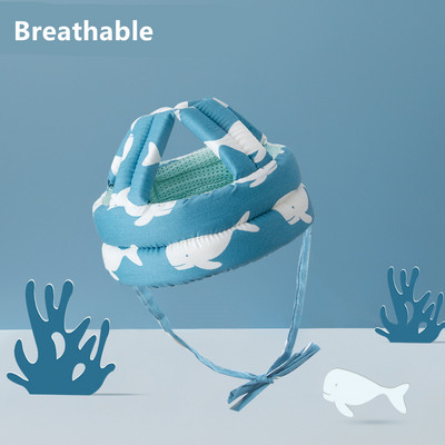 Beebi kaitsvad peakatted kaitsekiiver, peakaitsemüts, väikelapse kukkumisvastane padi Lapsed õpivad kõndima Reguleeritav avariikork