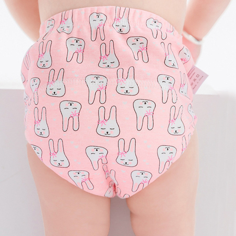 6 sluoksnių vandeniui atsparios daugkartinio naudojimo medvilninės treniruočių kelnės kūdikiams šortai apatinis trikotažas Audinys kūdikių vystyklų vystyklai kelnaitės kelnaitės vystyklų keitimas