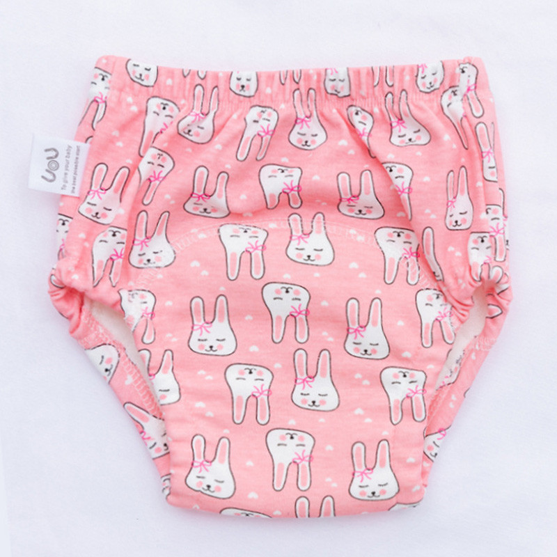 6 sluoksnių vandeniui atsparios daugkartinio naudojimo medvilninės treniruočių kelnės kūdikiams šortai apatinis trikotažas Audinys kūdikių vystyklų vystyklai kelnaitės kelnaitės vystyklų keitimas