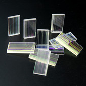 5 tk Ristkülikuprisma Dichroic Prisma Vitraažist Optiline Katseinstrument Kodukaunistamise Kunst Kaelakee DIY Design