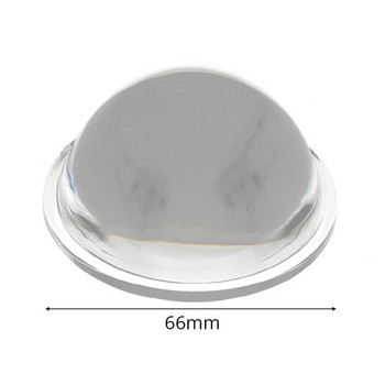 LED леща 30/44/54/66 мм изпъкнала стъклена леща LED изпъкнала леща Кондензатор Оптично фокусиране Прозрачна повърхност Фенерче photics