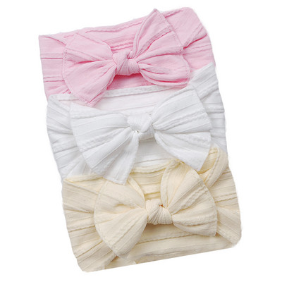 3 vnt / rinkinys kūdikių plaukų juostelių rinkinys mergaitėms lankas elastinės galvos juostelės susukto kabelio dizaino turbanas vaikams galvos apdangalai kūdikių plaukų priedai