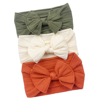 3 vnt / rinkinys kūdikių plaukų juostelių rinkinys mergaitėms lankas elastinės galvos juostelės susukto kabelio dizaino turbanas vaikams galvos apdangalai kūdikių plaukų priedai