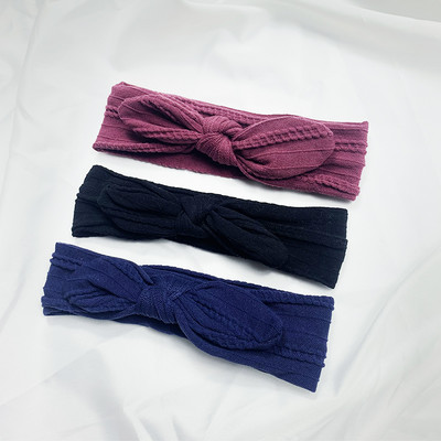 3 vnt / rinkinys kūdikių plaukų juostelių rinkinys mergaitėms lankas elastinės galvos juostelės susukto kabelio dizaino turbanas vaikams galvos apdangalai kūdikių plaukų priedai