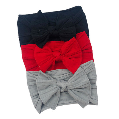 3 vnt / rinkinys kūdikių plaukų juostelių rinkinys mergaitėms lankas elastinės galvos juostelės susukto kabelio dizaino turbanas vaikams galvos apdangalai kūdikių plaukų priedai