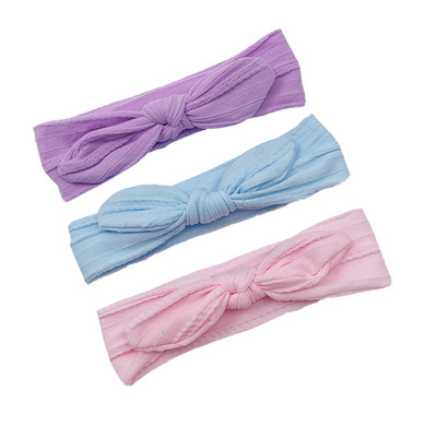 3 vnt / rinkinys kūdikių plaukų juostelių rinkinys mergaitėms lankas elastinės galvos juostelės susukto kabelio dizaino turbanas vaikams galvos apdangalai kūdikių plaukų priedai