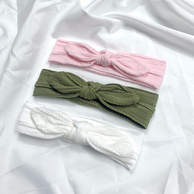 3 vnt / rinkinys kūdikių plaukų juostelių rinkinys mergaitėms lankas elastinės galvos juostelės susukto kabelio dizaino turbanas vaikams galvos apdangalai kūdikių plaukų priedai