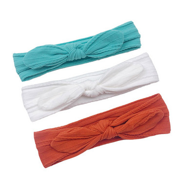 3 vnt / rinkinys kūdikių plaukų juostelių rinkinys mergaitėms lankas elastinės galvos juostelės susukto kabelio dizaino turbanas vaikams galvos apdangalai kūdikių plaukų priedai