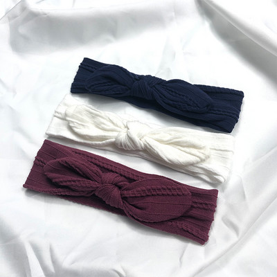 3 vnt / rinkinys kūdikių plaukų juostelių rinkinys mergaitėms lankas elastinės galvos juostelės susukto kabelio dizaino turbanas vaikams galvos apdangalai kūdikių plaukų priedai