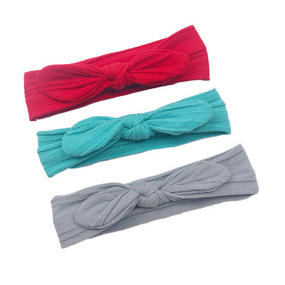 3 vnt / rinkinys kūdikių plaukų juostelių rinkinys mergaitėms lankas elastinės galvos juostelės susukto kabelio dizaino turbanas vaikams galvos apdangalai kūdikių plaukų priedai