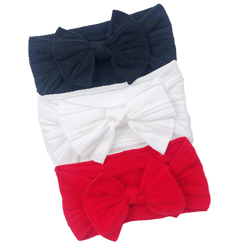 3 vnt / rinkinys kūdikių plaukų juostelių rinkinys mergaitėms lankas elastinės galvos juostelės susukto kabelio dizaino turbanas vaikams galvos apdangalai kūdikių plaukų priedai