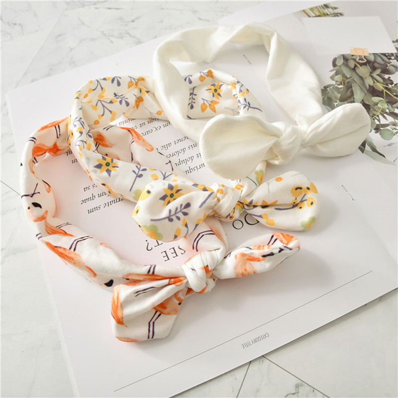 3 τμχ/Παρτίδα μονόχρωμη κεφαλόδεσμος για κορίτσια Χαριτωμένα αυτιά κουνελιού Ζώνες κεφαλής Μαλακές ελαστικές πλέξεις λωρίδες μαλλιών Αξεσουάρ για μωρά