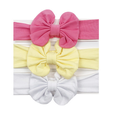 3 buc/lot bentiță cu design nou pentru fete, bentite drăguțe cu urechi de iepure, benzi pentru păr din tricot elastic, moi, accesorii pentru păr pentru bebeluși