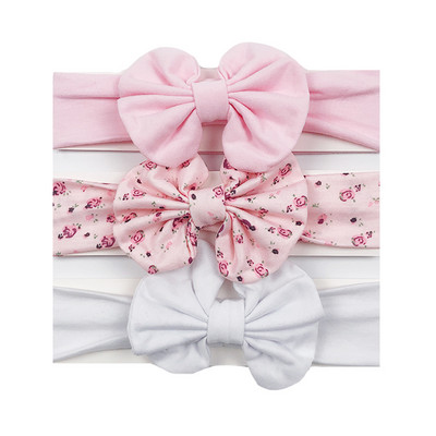 3 buc/lot bentiță cu design nou pentru fete, bentite drăguțe cu urechi de iepure, benzi pentru păr din tricot elastic, moi, accesorii pentru păr pentru bebeluși