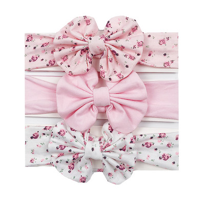 3 buc/lot bentiță cu design nou pentru fete, bentite drăguțe cu urechi de iepure, benzi pentru păr din tricot elastic, moi, accesorii pentru păr pentru bebeluși