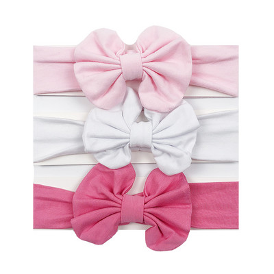 3 buc/lot bentiță cu design nou pentru fete, bentite drăguțe cu urechi de iepure, benzi pentru păr din tricot elastic, moi, accesorii pentru păr pentru bebeluși