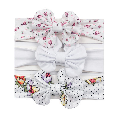 3 buc/lot bentiță cu design nou pentru fete, bentite drăguțe cu urechi de iepure, benzi pentru păr din tricot elastic, moi, accesorii pentru păr pentru bebeluși