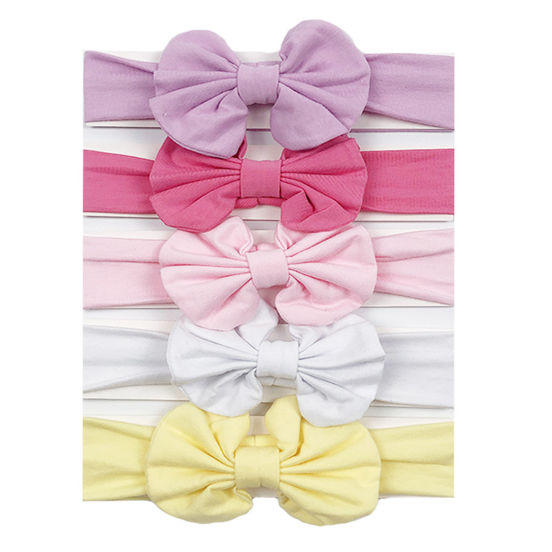 3 buc/lot bentiță cu design nou pentru fete, bentite drăguțe cu urechi de iepure, benzi pentru păr din tricot elastic, moi, accesorii pentru păr pentru bebeluși