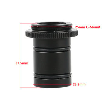 23,2 mm C-Mount Адаптер за камера за микроскоп, 30 mm 30,5 mm Електронен окуляр, адаптерен пръстен за микроскоп към промишлена камера