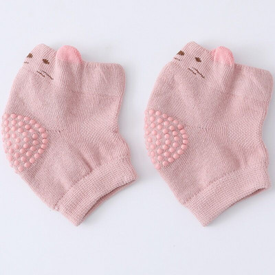 1 perechi Încălzitoare pentru picioare antiderapante pentru bebeluși, plasă de vară, genunchiere cu secțiune subțire, pentru sugari, echipament de protecție pentru târât, din bumbac, genunchiere respirabile